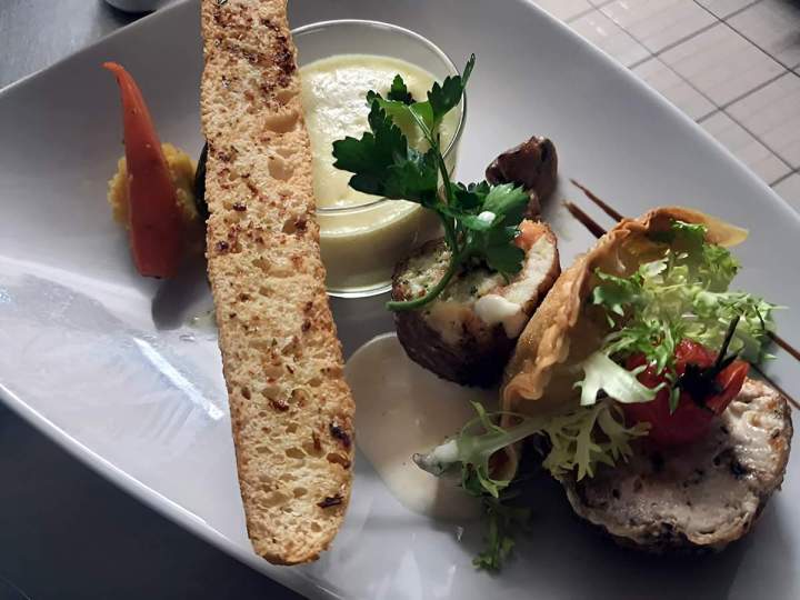 Plat de poisson semi-gastronomique Martinique