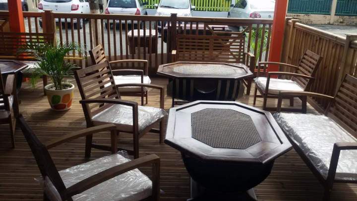 Terrasse du restaurant Martinique